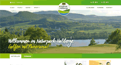 Desktop Screenshot of golfclub-hassberge.de